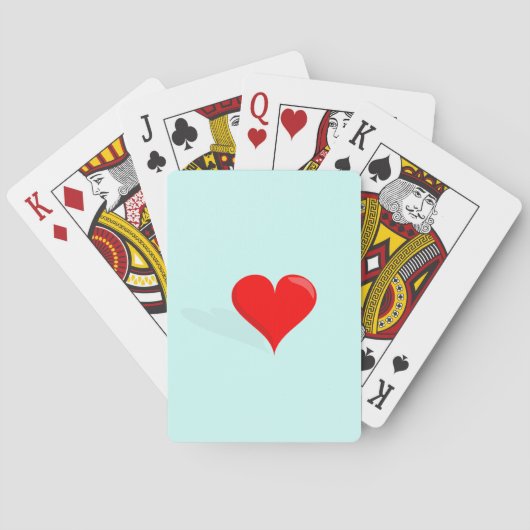 Valentijn-dag-afspeelkaart Pokerkaarten (Achterkant)