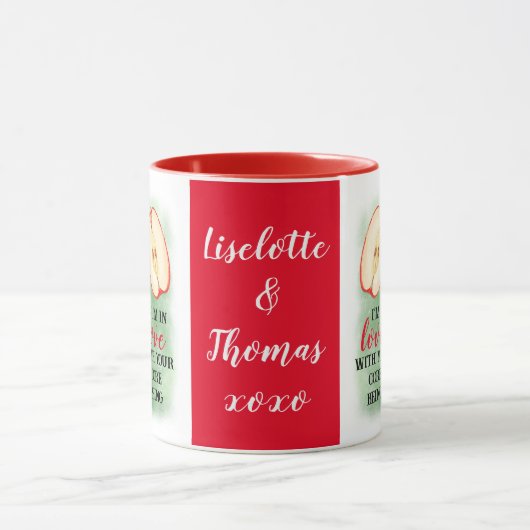 Valentijn Dag cadeautjes houden mokken vriendin jo (Midden)