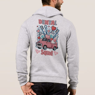 Valentijn Dental Squad Schattig Tand Team Hoodie