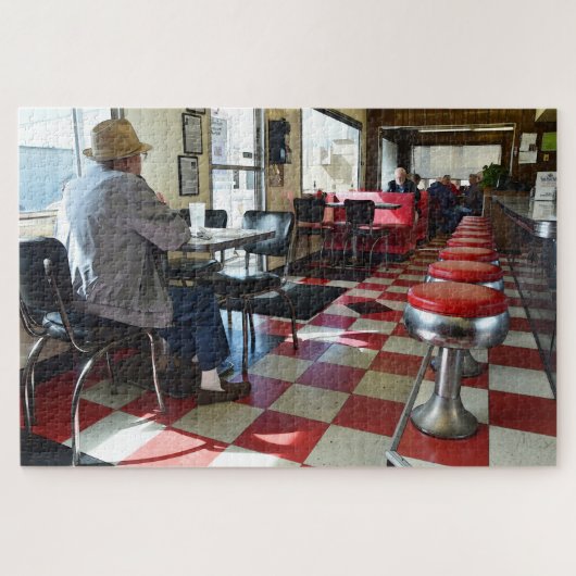 Valentijn Diner Interior Legpuzzel (Horizontaal)