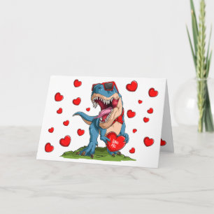 Valentijn Dinosaur Kaart