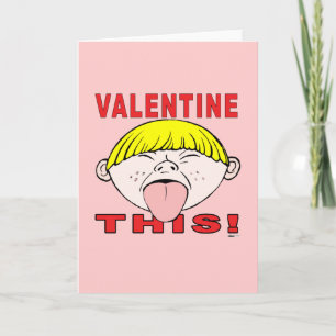 Valentijn dit! jongen feestdagen kaart