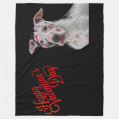 VALENTIJN DOG FLEECE DEKEN (Voorkant)