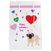Valentijn Dog Medium Cadeauzakje (Achterkant)
