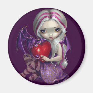 "Valentijn Dragon" Magnet Magneet