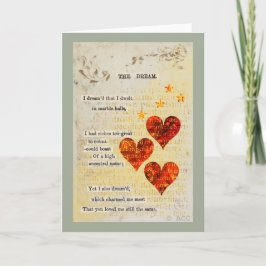 Valentijn droomharten feestdagen kaart