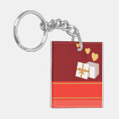 Valentijn Elke dag Sleutelhanger (Voorkant Links)