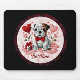 Valentijn Engels Bulldog Desk Mousepad Muismat