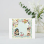 Valentijn Ephemera Love Letters Feestdagenkaart (Staand voorkant)