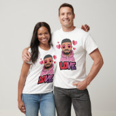 Valentijn Eye Heart Drake T-shirt (Unisex)