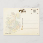 Valentijn Fairy Blowing Bubbles Feestdagenkaart (Achterkant)