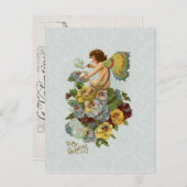  Valentijn Fairy Feestdagenkaart (Voorkant / Achterkant)