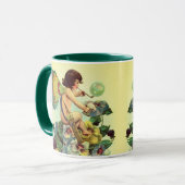 VALENTIJN FEE BLAZEN BUBBELS, PANSIES MOK (Voorkant links)