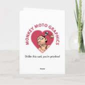 Valentijn Feestdagen Kaart (Achterkant)