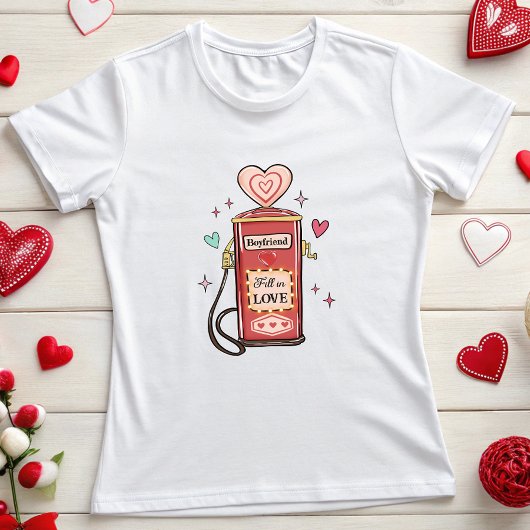  Valentijn, Fill in Love Retro T-shirt