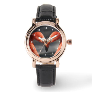 Valentijn Flamingo Horloge
