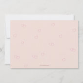 Valentijn Floral Heart Kaart (Achterkant)