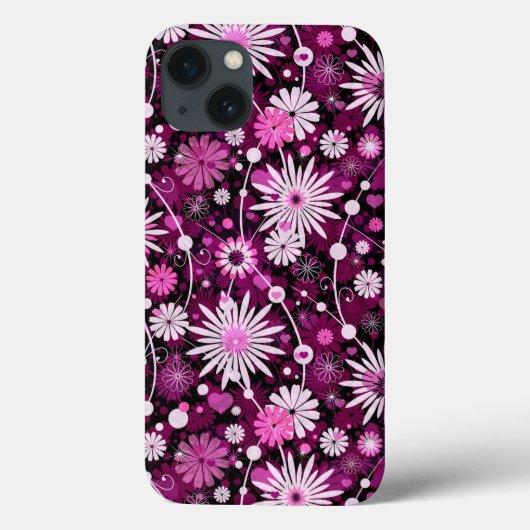 Valentijn Floral Pattern Case-Mate iPhone Case (Achterkant)