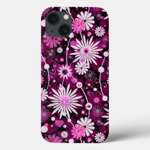 Valentijn Floral Pattern iPhone 13 Hoesje