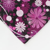 Valentijn Floral Pattern Fleece Deken (Hoek)