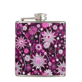 Valentijn Floral Pattern Heupfles (Voorkant)