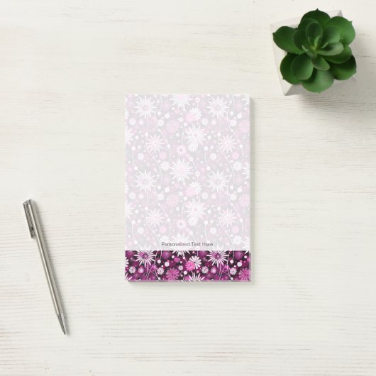 Valentijn Floral Pattern Post-it® Notes (Kantoor)
