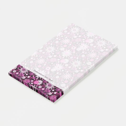 Valentijn Floral Pattern Post-it® Notes (Schuin)