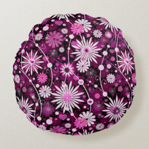 Valentijn Floral Pattern Rond Kussen
