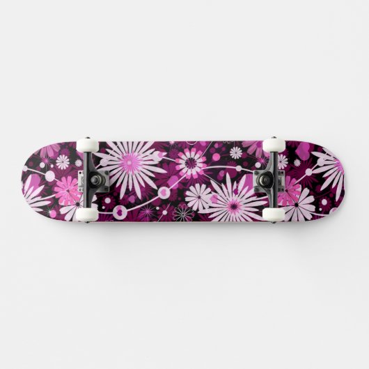 Valentijn Floral Pattern Skateboard (Horizontaal)