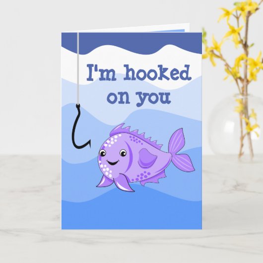 Valentijn Folded Wenskaart Kaart (Gele Bloem)