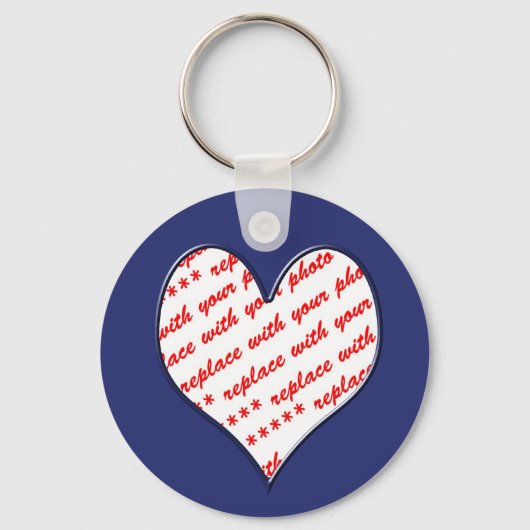 Valentijn Foto Lijst Sleutelhanger (Voorkant)