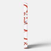 Valentijn gekleurd XOXO Case-Mate iPhone Case (Achterkant / Links)