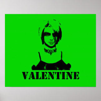 Valentijn (gestenciled) poster