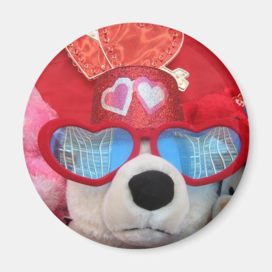Valentijn gevulde dieren magneet (Voorkant)
