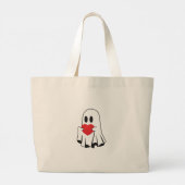 valentijn ghost grote tote bag (Achterkant)