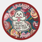 Valentijn Ghost Sticker (Voorkant)