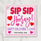 Valentijn Gift Label (Voorkant)