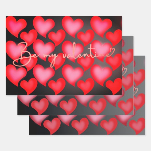 Valentijn Gift Wrapping Inpakpapier Vel (Set)