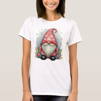 Valentijn Gnome In Liefde, Gnome Valentijnsdag T-shirt