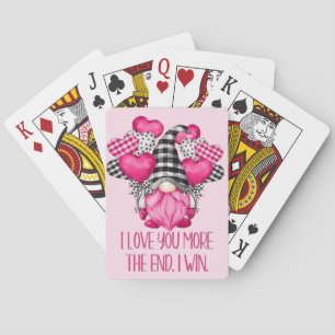 Valentijn Gnome Pokerkaarten