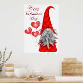 Valentijn Gnome Poster (Keuken)