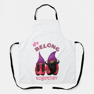 Valentijn gnomen: wij behoren samen tot apron schort