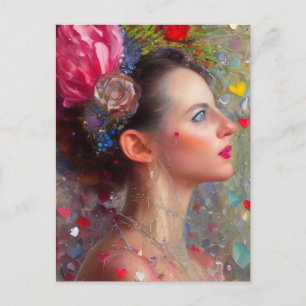 Valentijn Goddess Briefkaart