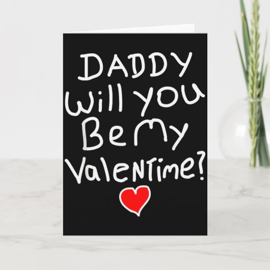 Valentijn grappige vader kaart (Voorkant)