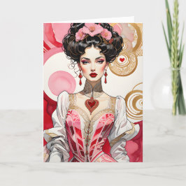 Valentijn Hart Kraag Dame Aankondiging