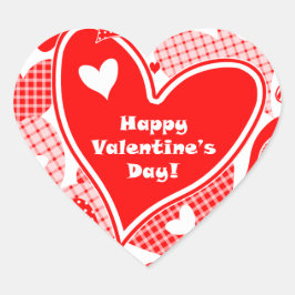 Valentijn Hart Sticker