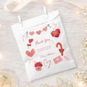 Valentijn hart Verjaardagsfeest dank u Bedankzakje (Geknipt)