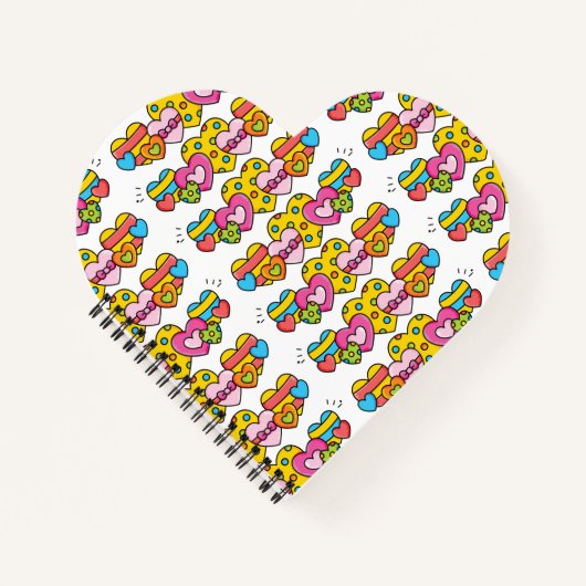 Valentijn harten notitieboek (Voorkant)