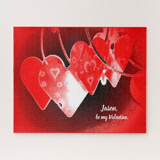 Valentijn Harten Puzzle Legpuzzel (Horizontaal)