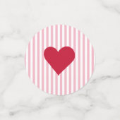 Valentijn hartschilderende partij confetti (Kleine voorkant)